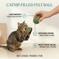 Catnip-Filled Felt Ball
