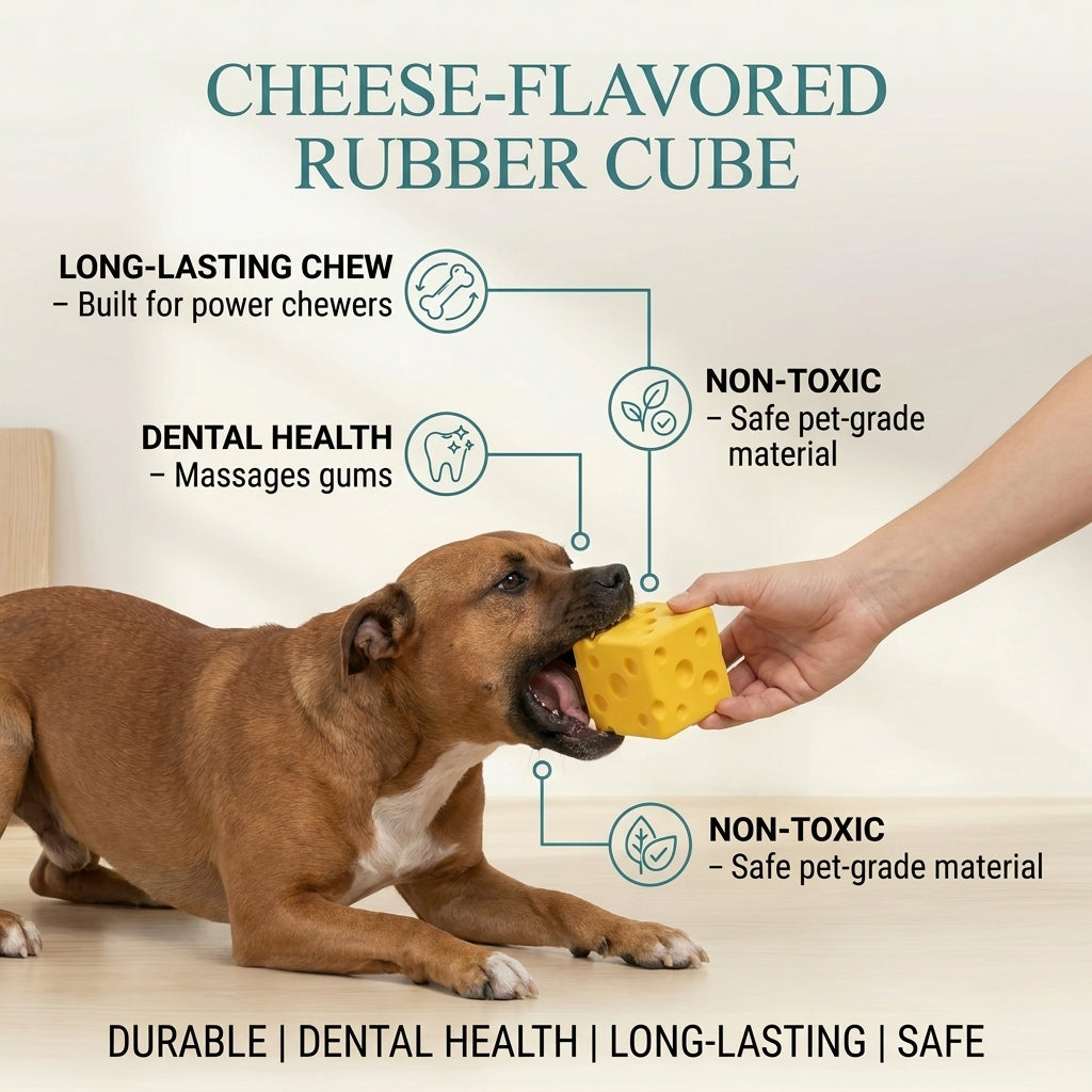 Cheese-Flavored Rubber Cube