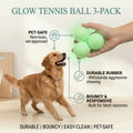 Glow Tennis Ball 3-Pack