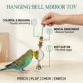 Hanging Bell Mirror Toy
