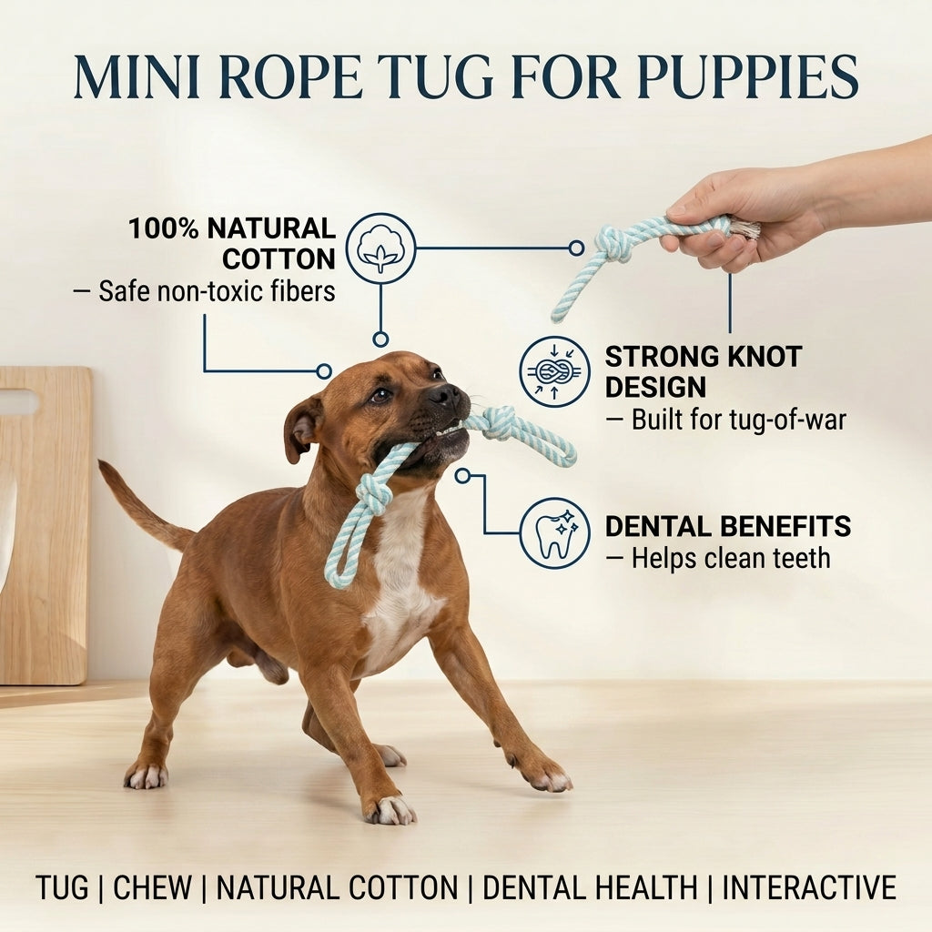 Mini Rope Tug for Puppies
