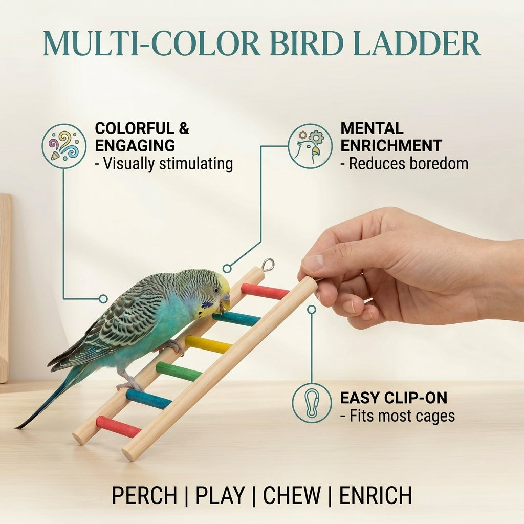 Multi-Color Bird Ladder