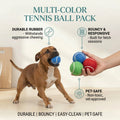 Multi-Color Tennis Ball Pack