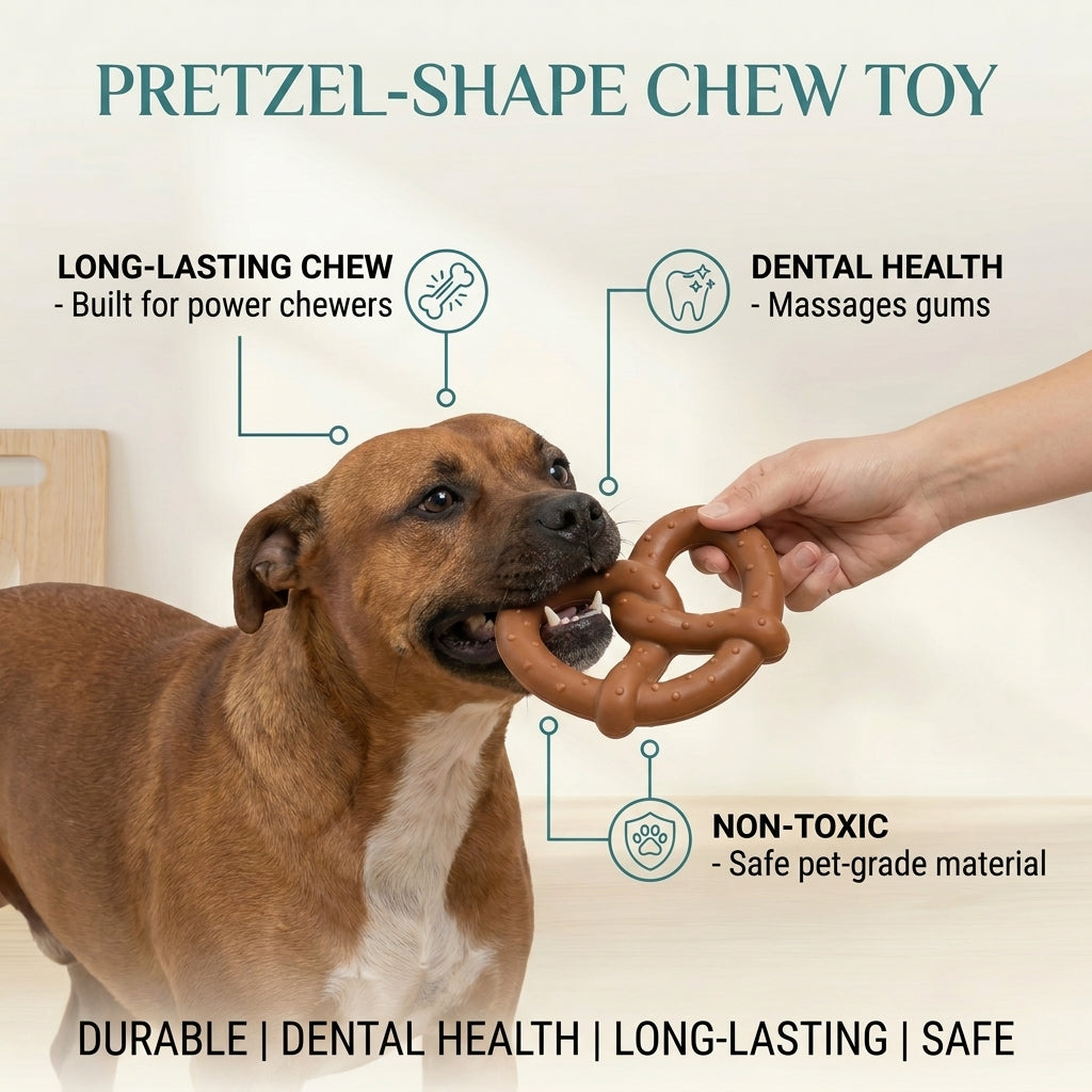 Pretzel-Shape Chew Toy