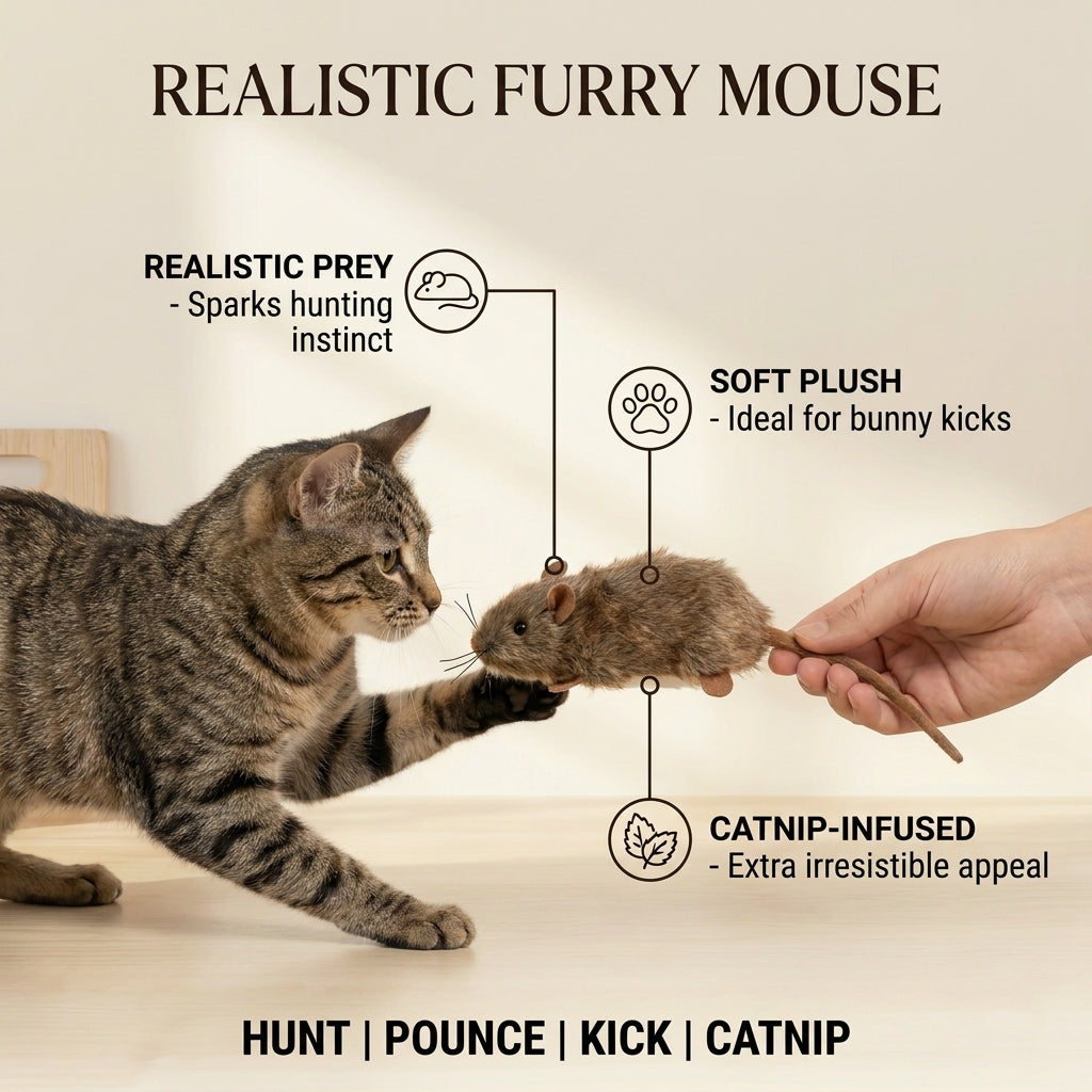 Realistic Furry Mouse