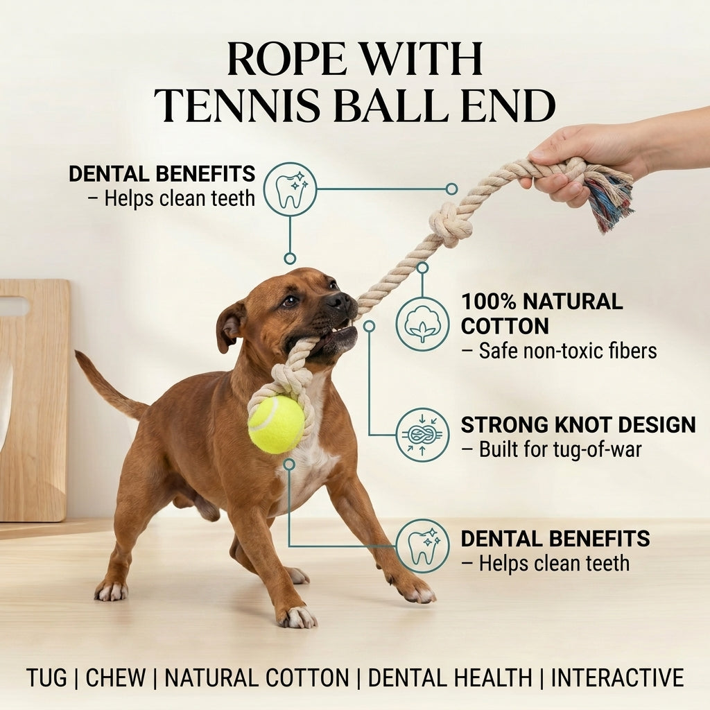 Rope with Tennis Ball End