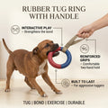 Rubber Tug Ring with Handle