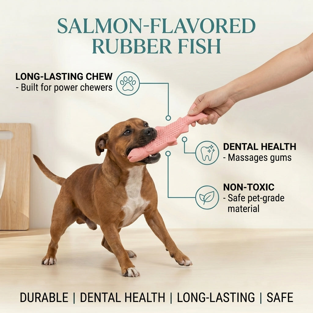Salmon-Flavored Rubber Fish