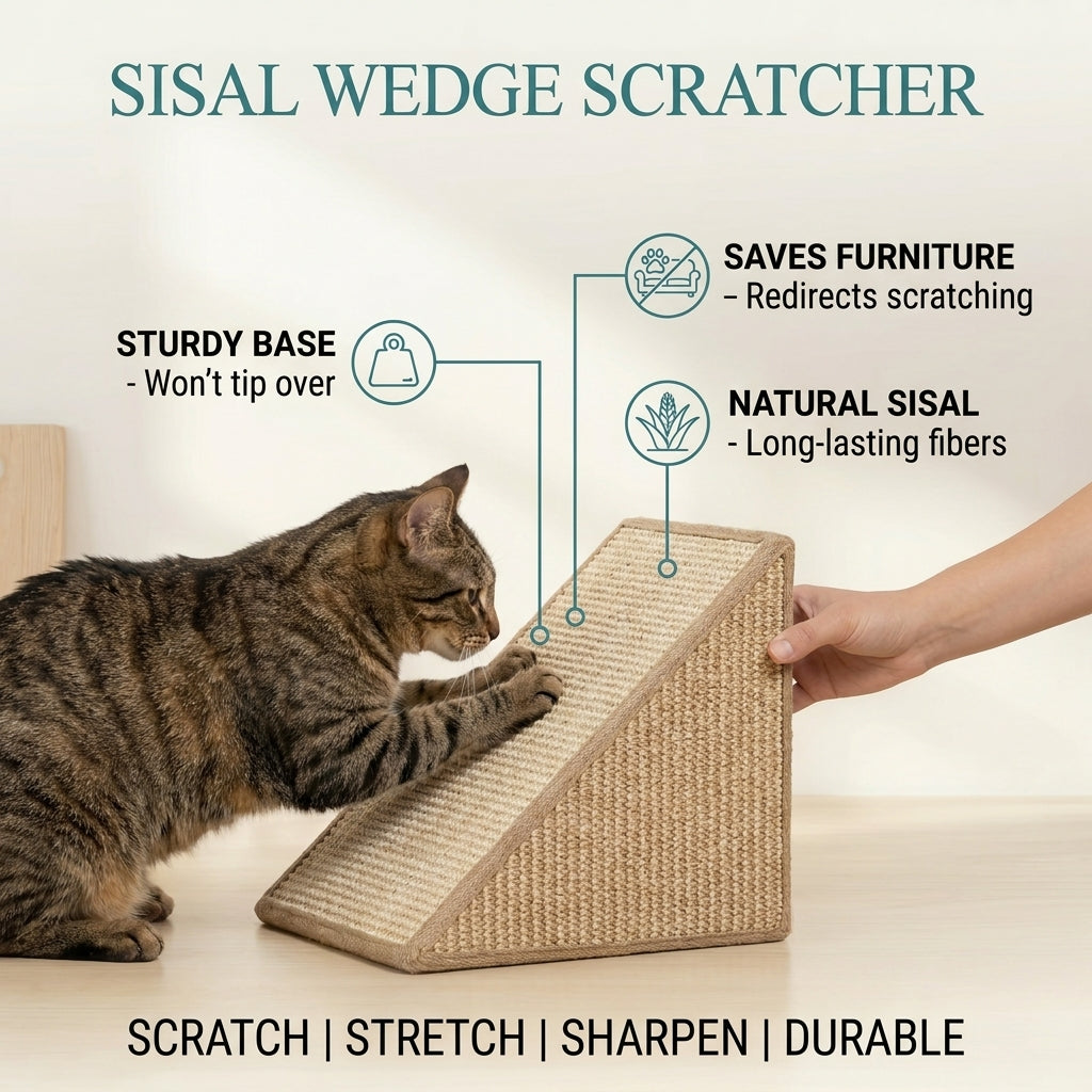Sisal Wedge Scratcher