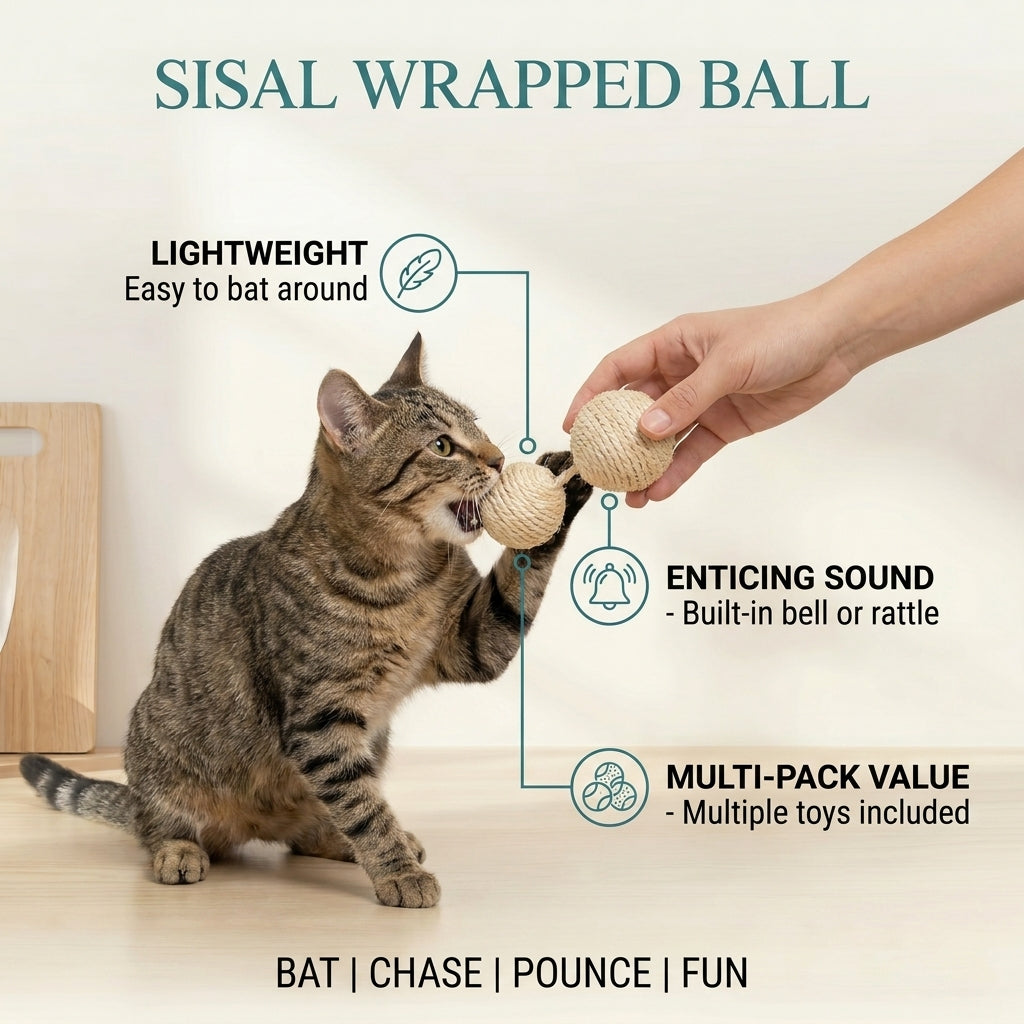 Sisal Wrapped Ball