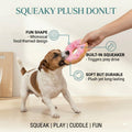 Squeaky Plush Donut