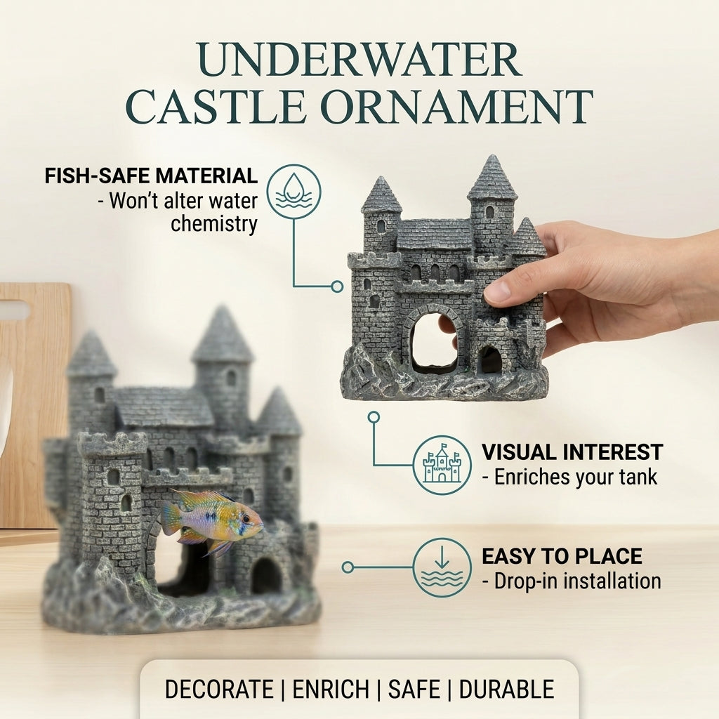 Underwater Castle Ornament