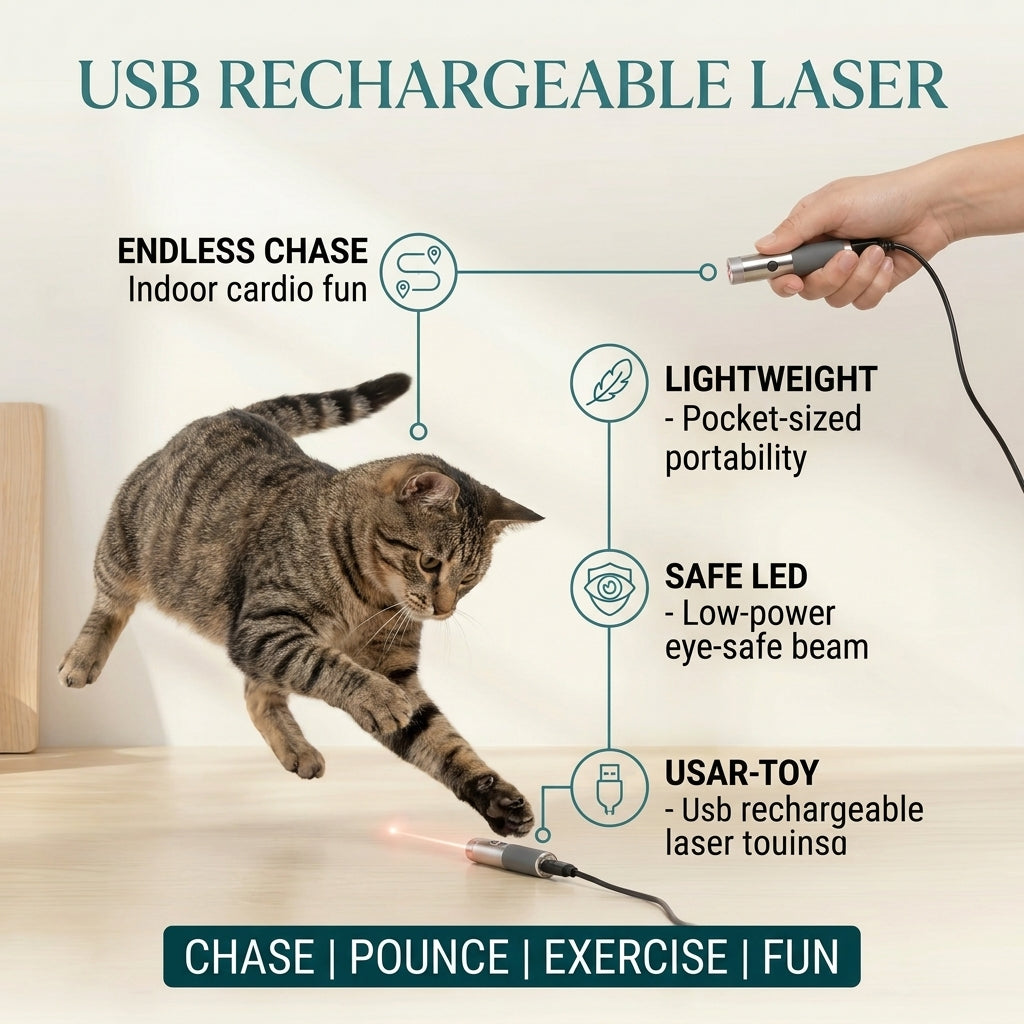 USB Rechargeable Laser