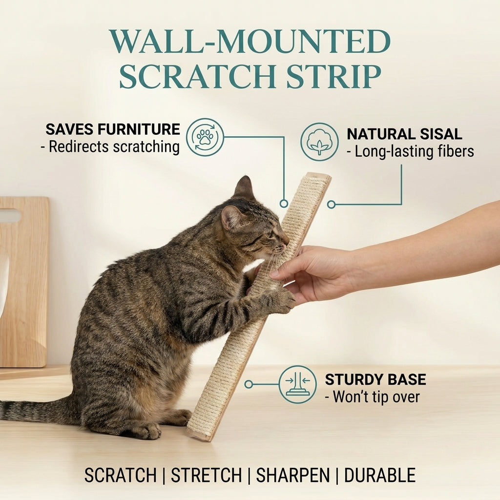 Wall-Mounted Scratch Strip